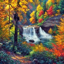 Схема вышивки «Марк Китли. Природа.»