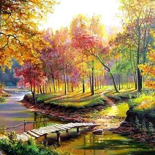 Схема вышивки «Виталий Потапов.Осень»