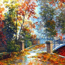 Схема вышивки «Марина Гордеева. Осень.»