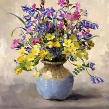 Схема вышивки «Энн Коттерилл. Букет.»