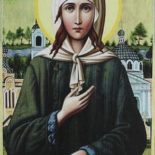 Схема вышивки «Икона Святой Блаженной Ксении Петербургской»