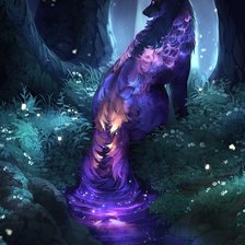 Схема вышивки «фантазия, акварель, пнк»