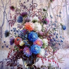 Схема вышивки «Букет»