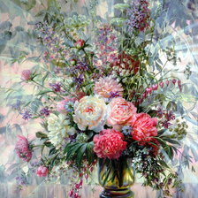 Схема вышивки «Букет»