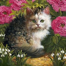 Схема вышивки «Кудряшка»