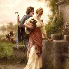 Схема вышивки «Встреча»