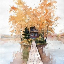 Схема вышивки «Уединение»