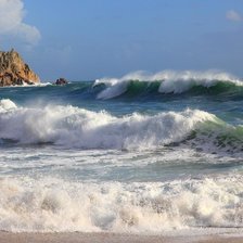 Схема вышивки «Прибрежные волны»