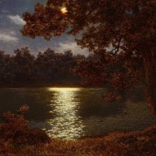 Схема вышивки «Лунное озеро»