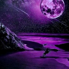 Схема вышивки «Ночь»