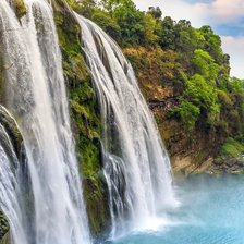 Схема вышивки «Водопад»