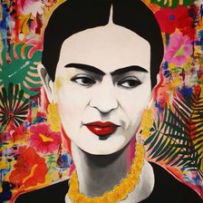 Схема вышивки «Frida!»