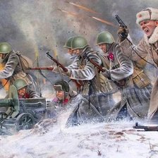 Схема вышивки «За Родину, пнк»