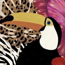 Схема вышивки «тукан»