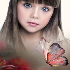 Схема вышивки «Девочка»