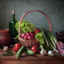 Схема вышивки «Овощной»