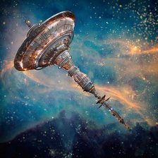 Схема вышивки «космос, пнк»