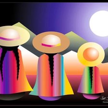 Схема вышивки «Hermosas»