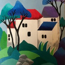 Схема вышивки «Casita»