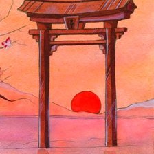 Схема вышивки «Япония»