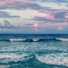 Схема вышивки «Море»