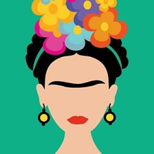 Схема вышивки «Frida»