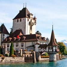 Схема вышивки «Город крепость»