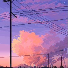 Схема вышивки «Вечер»