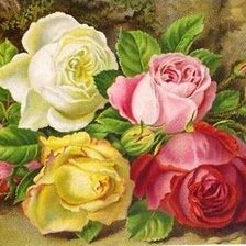 Схема вышивки «Розы»