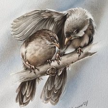 Схема вышивки «Надежное крыло»