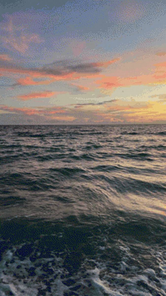 Океан - море, океан, закат - предпросмотр