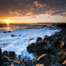 Схема вышивки «Закат»