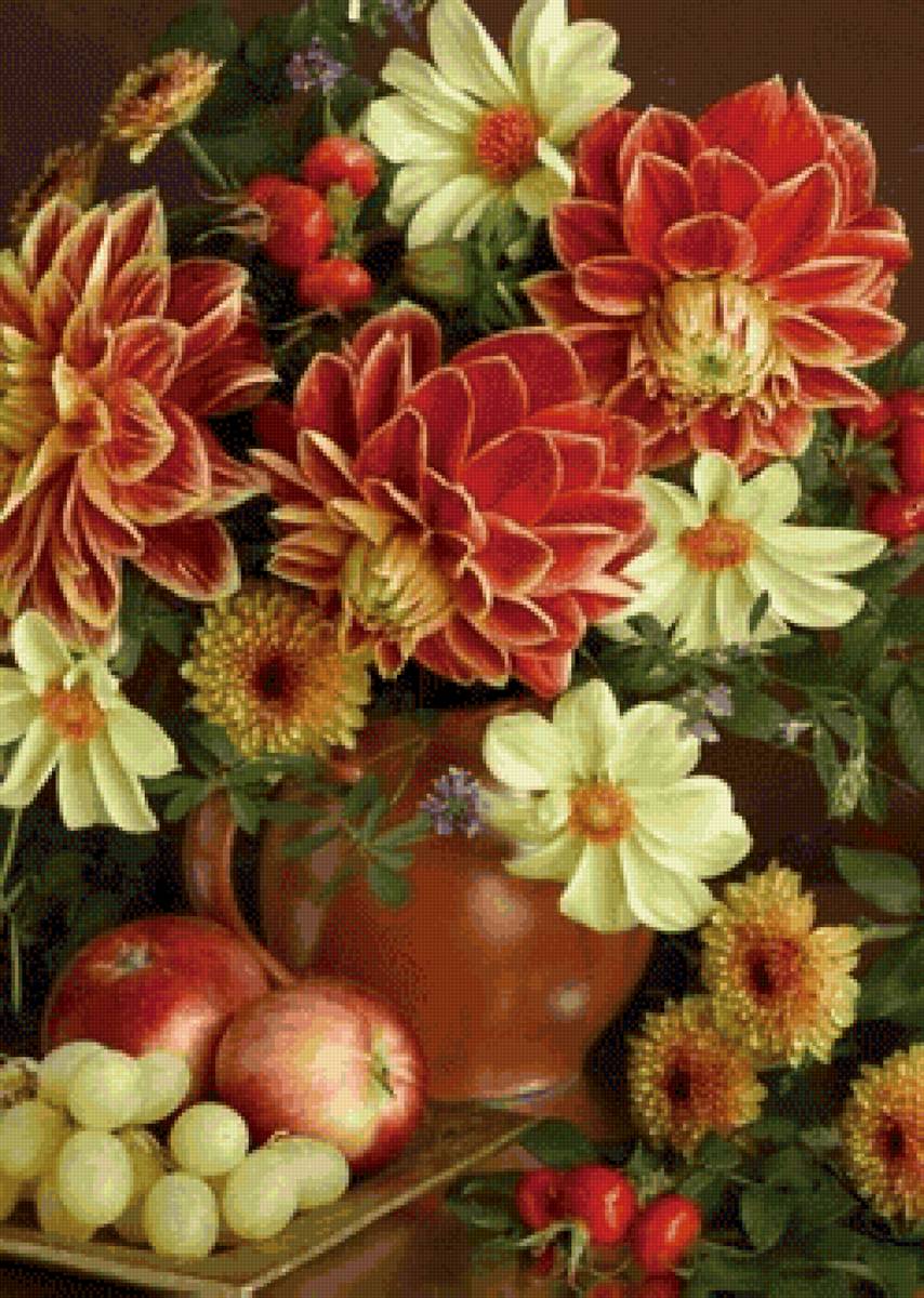 Осенний натюрморт - осень, натюрморт - предпросмотр