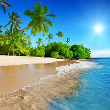 Схема вышивки «Солнечный берег»