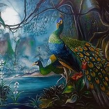 Схема вышивки «Пара»