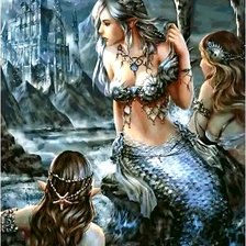 Схема вышивки «русалки 2»