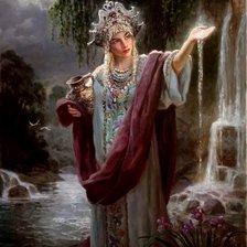 Схема вышивки «Дана хозяйка вод»