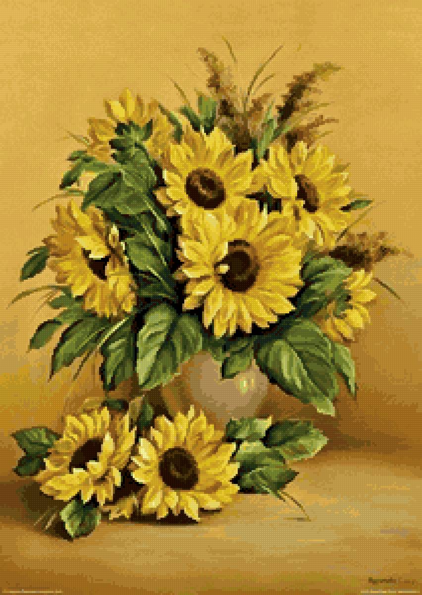 подсолнухи - предпросмотр