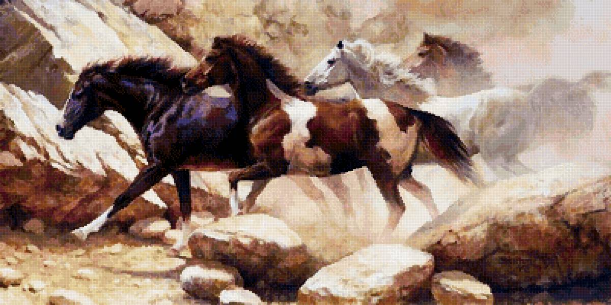 №2575225 - табун, животные, кони - предпросмотр