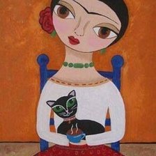 Схема вышивки «Frida»