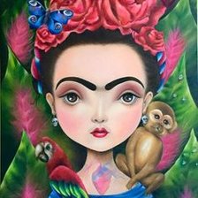 Схема вышивки «Frida»