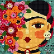 Схема вышивки «Frida»