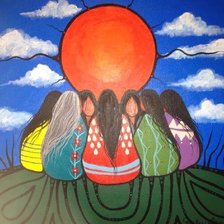 Схема вышивки «Empoderadas»