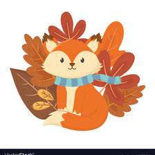 Схема вышивки «Ещё лисичка»