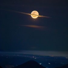 Схема вышивки «Иллюзия Сатурна»