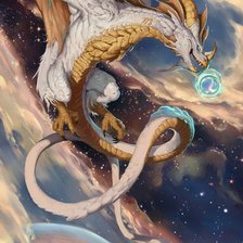 Схема вышивки «Небесный дракон»