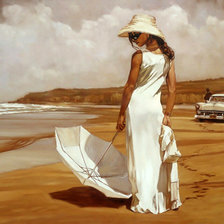 Схема вышивки «Прогулка»