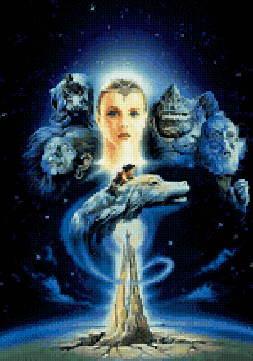 "Бесконечная история" - дракон, девушка, фэнтези, сказка - предпросмотр