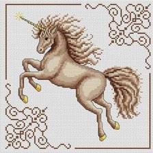 Схема вышивки «Единорог»
