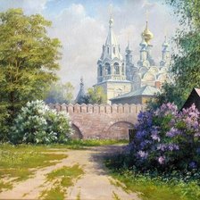 Схема вышивки «Пейзаж»